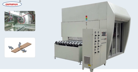 برای صفحات فولادی،سیلیکات کلسیمبورد 4.6KW منبع برق ماشین پوشش اسپری برای پوشش طولانی مدت اندازه سفارشی