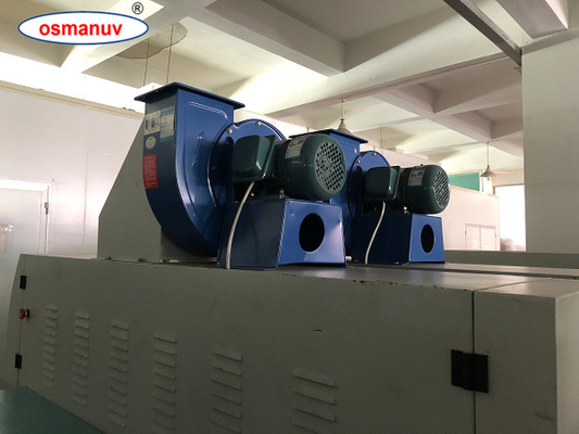 سه لامپ 1387mm لامپ درمان UV 9.7KW با ولتاژ برق 380V 50HZ برای تخته، چوب، آلومینیوم، آهن