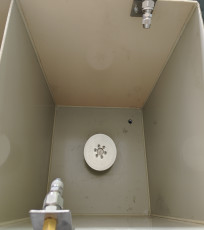 1100mm *410mm *1100mm ماشین پوشش اسپری برای ظروف غذا