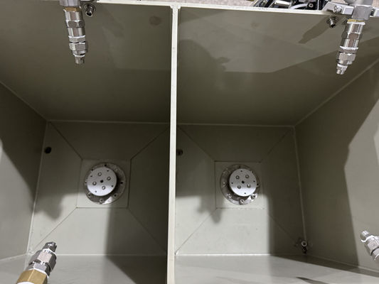 ماشین پوشش پالس با دوام متنوع ابعاد اتاق اسپری 400 * 400 * 500 میلی متر مصرف برق 0.95KW