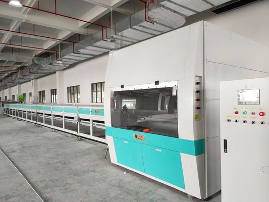 خط تولید پاشش خودکار با راندمان بالا برای پوشش ضدآب ظروف غذایی قالبگیری شده از خمیر کاغذ