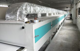 خط خشک کن صنعتی گاز طبیعی 28 متری سنگین 24 کیلووات برای بسته بندی قالب‌گیری خمیر
