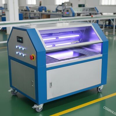 صرفه جویی در انرژی سه لامپ دستگاه درمان UV 5-20m در هر دقیقه صفحه فلزی ماشین UV LED