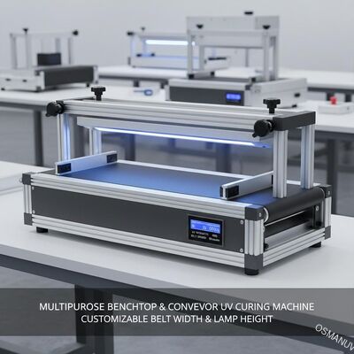 دستگاه خشک کن UV - عرض کمربند قابل تنظیم و ارتفاع لامپ