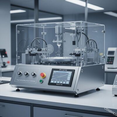 دستگاه تحقیق و توسعه دقیق پوششدهی چرخشی آزمایشی تک ایستگاهی قالبگیری خمیری