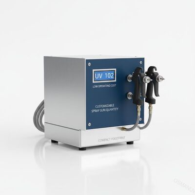 UV 102 اسپریر UV با هزینه کم عملیاتی با مقدار قابل تنظیم و اثر فشرده