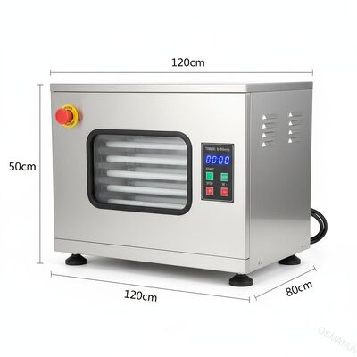 120*80*50 سانتی متر دستگاه تابش UV فولاد ضد زنگ با محدوده کنترل تایمر 0-99 دقیقه