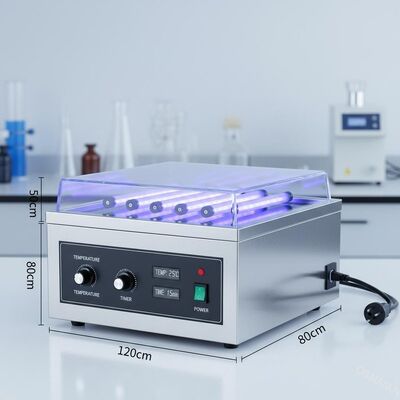 120*80*50 سانتی متر دستگاه تشعشع UV برای AC220V منبع برق محدوده کنترل دمای 0-99C