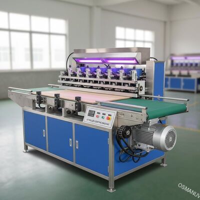 دستگاه پوشش غلتکی چوب UV 9KW 850mm با موتور