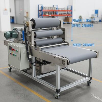تسمه نقاله مسطح دستگاه پوشش رول معکوس 1.5KW 250 میلی متر