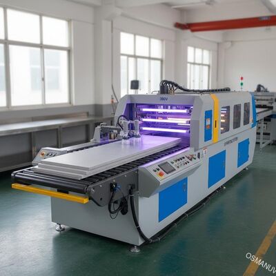380V 80 میلی متر ضخیم خودکار بارگیری Uv ماشین رنگ آمیزی استفاده از سیلیکات کلسیم