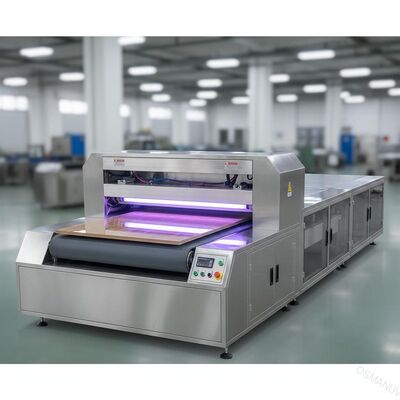 دستگاه پخت UV دو لامپ با پرداخت براق بالا برای خط رنگ آمیزی تخته مبلمان چوبی - عرض قابل تنظیم