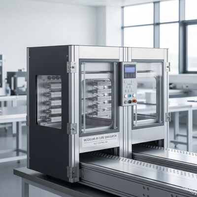 ماژول شبیهسازی پخت مادون قرمز مدولار برای خطوط پوشش آزمایشی