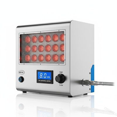دستگاه خشک کردن مادون قرمز گاز طبیعی ISO9001 8KW