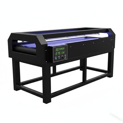 27.5 کیلو وات 3 متر در دقیقه دستگاه نقاله Uv سیاه و سفید با صفحه نمایش سرعت LED
