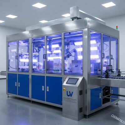 سیستم پوشش UV درجه صنعتی. کیفیت و کارایی بی تعادل برای مبلمان، کربنات کلسیم و سطوح فلزی.