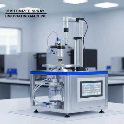 دستگاه پوشش HMI اسپری سفارشی 200 میلی متر فاصله 1000 میلی لیتر در دقیقه 0.1-3 میلی متر