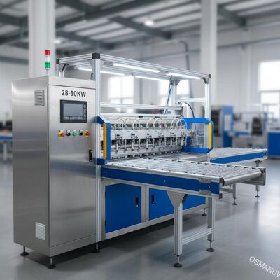 28 - دستگاه پوشش اسپری روشنایی Tec 50KW با سیستم نوار نقاله