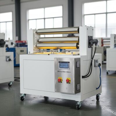 رول Coater ذوب داغ AC 110v سفید دوبل 920 میلی متر عرض مecثر