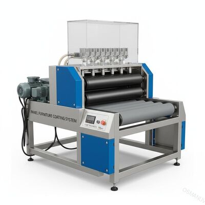 تجهیزات پوشش غلتک ضخیم AC 110v 100mm برای مبلمان پانل
