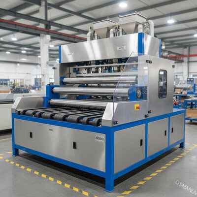 دستگاه پوشش سه رول فلزی پلاستیکی 1320 میلی متری ISO9001