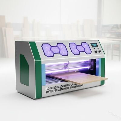 سیستم خشک کردن UV و LED سازگار با محیط زیست و کم مصرف برای تکمیل چوب پایدار