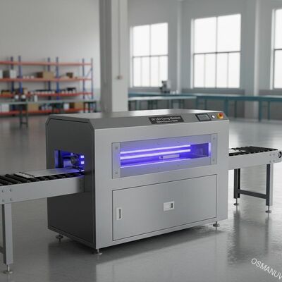 دستگاه پخت ورق نورد سرد 1.5 میلی متر UV LED 650 میلی متر عرض نوردهی برای چاپ