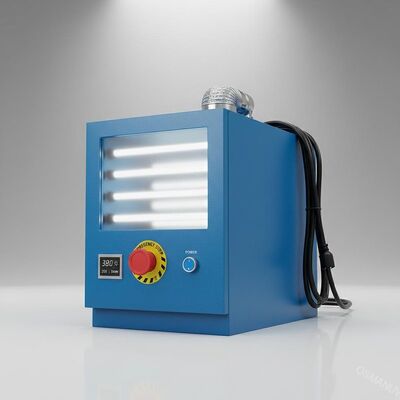 کلیدهای اضطراری سیستم پخت نور Uv 380V 50HZ Blue 55KW