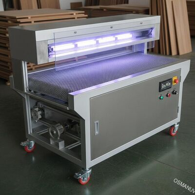W400mm نوار نقاله عرض عرض Uv دستگاه پخت 3 متر در دقیقه