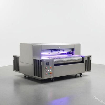 18 کیلو وات دستگاه تراش کف ضخیم 1.5 میلی متر با کمربند مش تفلون