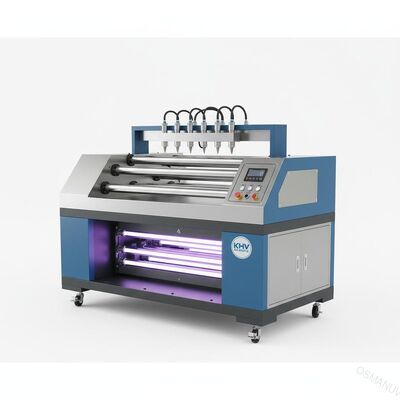 دستگاه پوشش اسپری غلتکی UV برای پانل پی وی سی تخت چوبی 620 میلی متری یاتاقان KHV