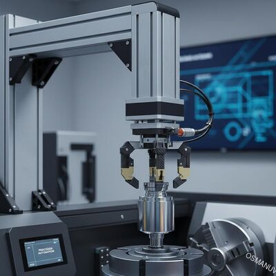 ربات گانتری 5 محوری دقیق برای دستکاری قطعات حساس - اتوماسیون بارگذاری / تخلیه CNC