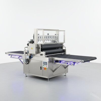 دستگاه روپوش اسپری دو رول 304ss 15m / min / دستگاه پوشش دهنده UV Spot