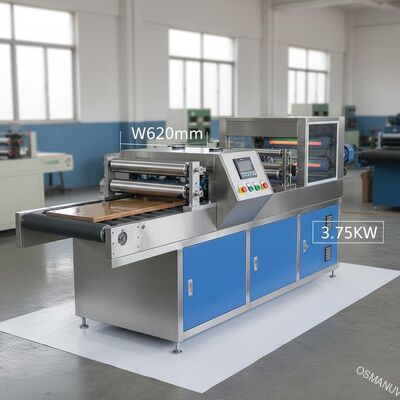 تجهیزات پوشش غلتکی W620mm 3.75KW / دستگاه پوشش UV برای چوب