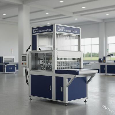380 کیلو وات دستگاه پوشش پرده ، 20 متر در دقیقه پوشش دهنده دوش رومیزی