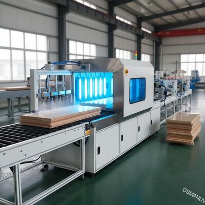 دستگاه پوشش UV خط تولید رنگ اسپری برای تخته ضخامت 150 میلی متر