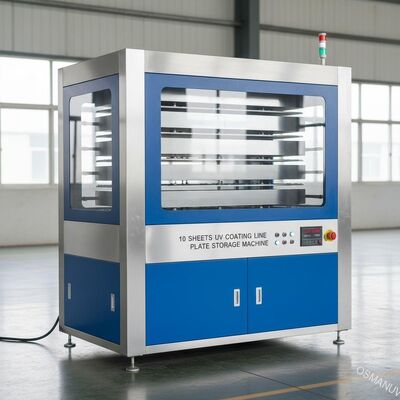10 ورق UV خط پوشش دستگاه ذخیره سازی صفحه 50 هرتز سرعت 2 متر / دقیقه