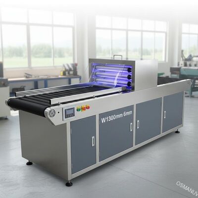 دستگاه پوشش محافظ ضخامت UV / دستگاه درمان UV W1300mm 6mm