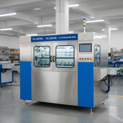 PLC Control Tec Lighting UV Coating Machine 380VAC