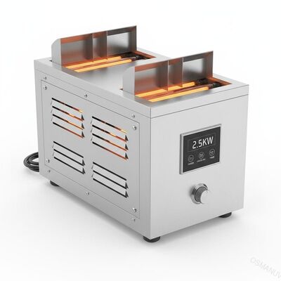 فولاد ضد زنگ 2.5KW دستگاه خشک کن مادون قرمز جهت جریان هوایی افقی عمودی