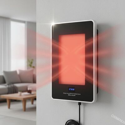 دستگاه گرمایش مادون قرمز صرفه جویی در انرژی مصرف برق 2.5KW برای گرمای موثر
