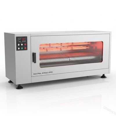 50kg 600*600*750mm ماشین خشک کن افقی مادون قرمز برای صنعتی