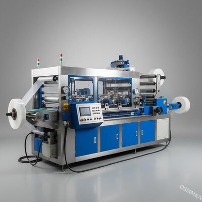 380V / 50HZ تجهیزات لامیناسیون فیلم با 25KW قدرت برای صنعتی