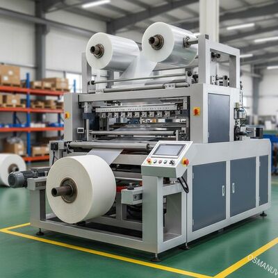 ماشین لامینینگ فیلم بازپرداخت اتوماتیک با عرض 1600mm و ظرفیت 3000KG