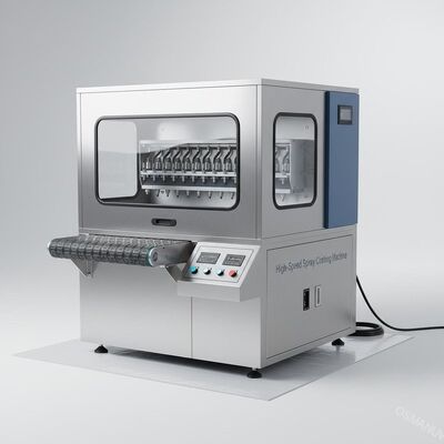 دستگاه پوشش اسپری با سرعت بالا AC220V/50HZ منبع برق 0-3m/min سرعت