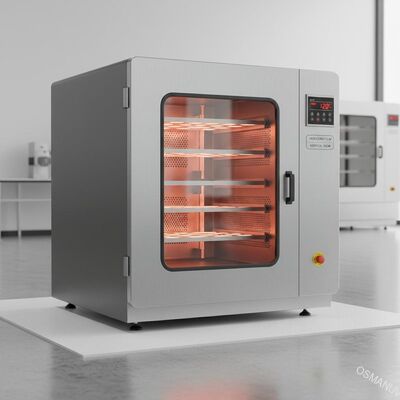 ماشین خشک کن مادون قرمز 600*600*750mm برای جهت جریان هوا افقی/عمودی