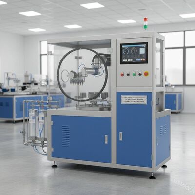 0-180° ماشین پوشش اسپری با سیستم کنترل PLC / HMI برای ضخامت پوشش 0.1-3mm