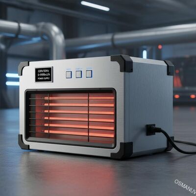 دستگاه گرمایش مادون قرمز 220V/50Hz با حجم هوا 0-9999m3/h و منبع برق