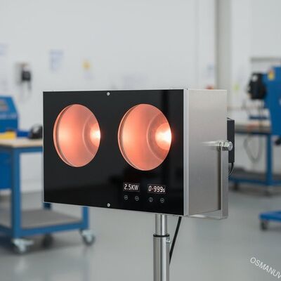 2مصرف برق.5KW خشک کن های مادون قرمز با زمان گرم شدن 0-999s