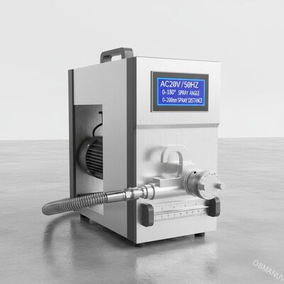 دستگاه پوشش اسپری AC220V/50HZ با زاویه اسپری 0-180 ° و فاصله اسپری 0-200mm